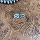 Hopi Sterling Silver Hand Stamped Stud Earrings
