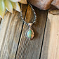 Navajo Royston Turquoise & Sterling Silver Pendant