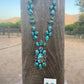 Kingman Web Turquoise Necklace set By Paul Livingston Signed