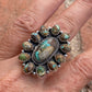 Gorgeous Handmade Royston Turquoise And Sterling Silver Adjustable Ring