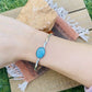 Navajo Turquoise And Sterling Silver Cuff Bracelet - Sterling Silver Diva