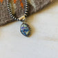 Native American Navajo Natural Opal And Sterling Silver Inlay Pendant - Sterling Silver Diva
