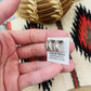 Navajo Sterling Silver Hand Stamped Hoop Earrings